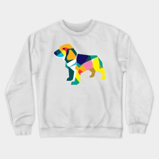 Beagle Retro Pop Art Dog Owner Retro Funny Beagle Crewneck Sweatshirt